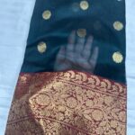 Emerald Blue Nakshi Border Katan Chanderi