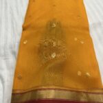 Piping Border Katan Chanderi - Haldi Yellow