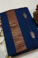 Gajlakshmi Shaded Maheshwari in Royal Purple & Magenta Dual Tone