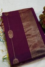 Gajlakshmi Shaded Maheshwari in Bottle Green & Rama Blue Dual Tone
