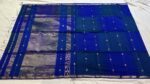 Daimond Butta Small Border in Sky Blue (Firozi) with Antique Gold Zari - Image 2