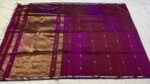 Daimond Butta Small Border in Onion Pink (Pyaazi) with Silver Zari - Image 2