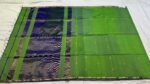 Daimond Butta Small Border in Pistachio Green with Antique Silver Zari - Image 2