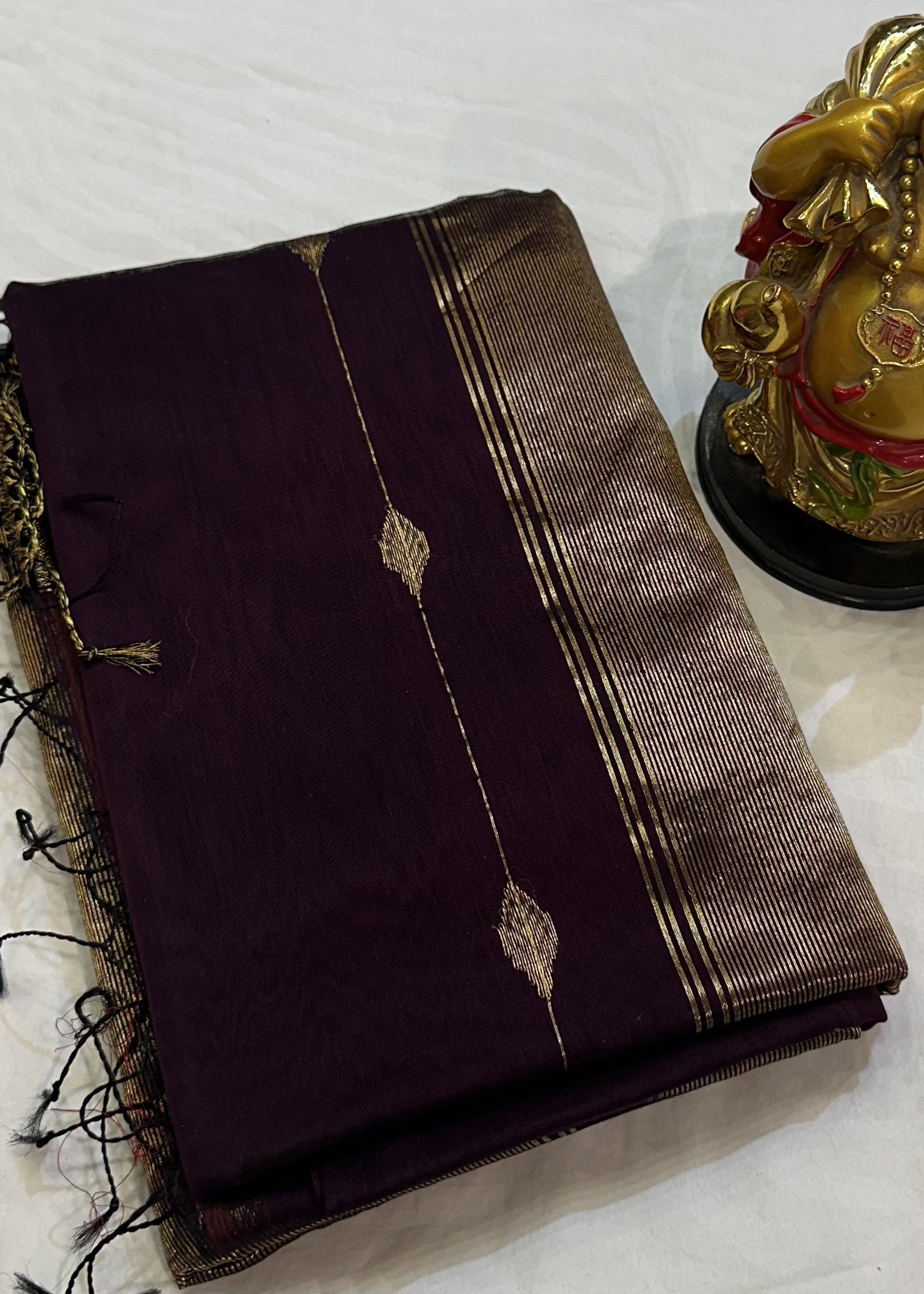 IMG_4557 Tulsi Butta Shaded in Deep Wine and Royal Purple - Image 1