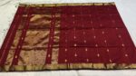 Tulsi Butta Shaded in Deep Maroon & Imperial Red - Image 2