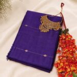 Maheshwari Diamond Butti Saree