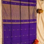 Purple Shaded Maheshwari Saree with Small Border