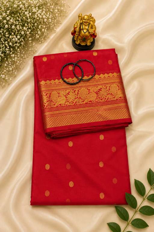 ChatGPT Image Jul 14, 2026, 12_17_43 PM Traditional Chanderi Weave Saree - Image 1