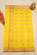 Katan Chanderi Pattu Border Heavy Saree - Image 4