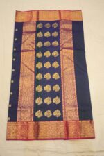 Katan Chanderi Contrast Border Saree Collection - Image 3