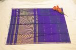 Purple Shaded Maheshwari Saree with Small Border - Image 3