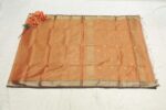 Radiant Rust Maheshwari Tissue Saree - Image 3
